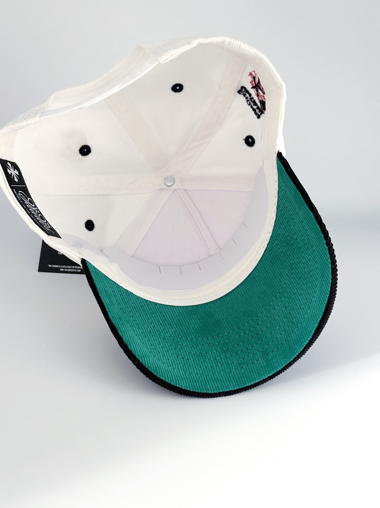 Upside Down LA White Corduroy