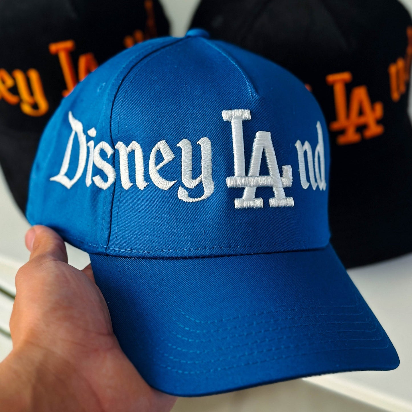 Royal Blue Disney'LA'nd 5 Panel Snapback