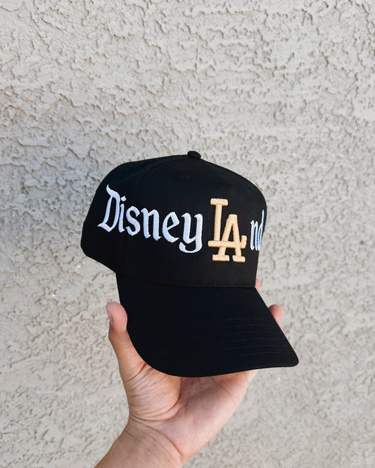 Dland 'Black(Gold LA)' Snapback