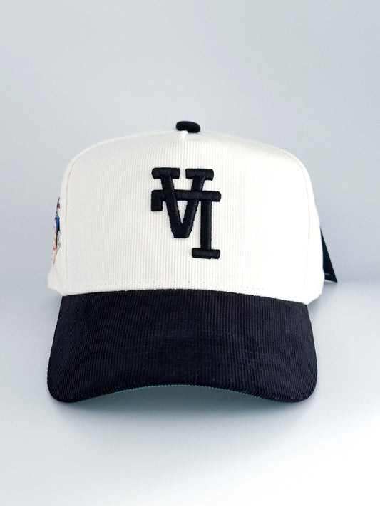 Upside Down LA White Corduroy