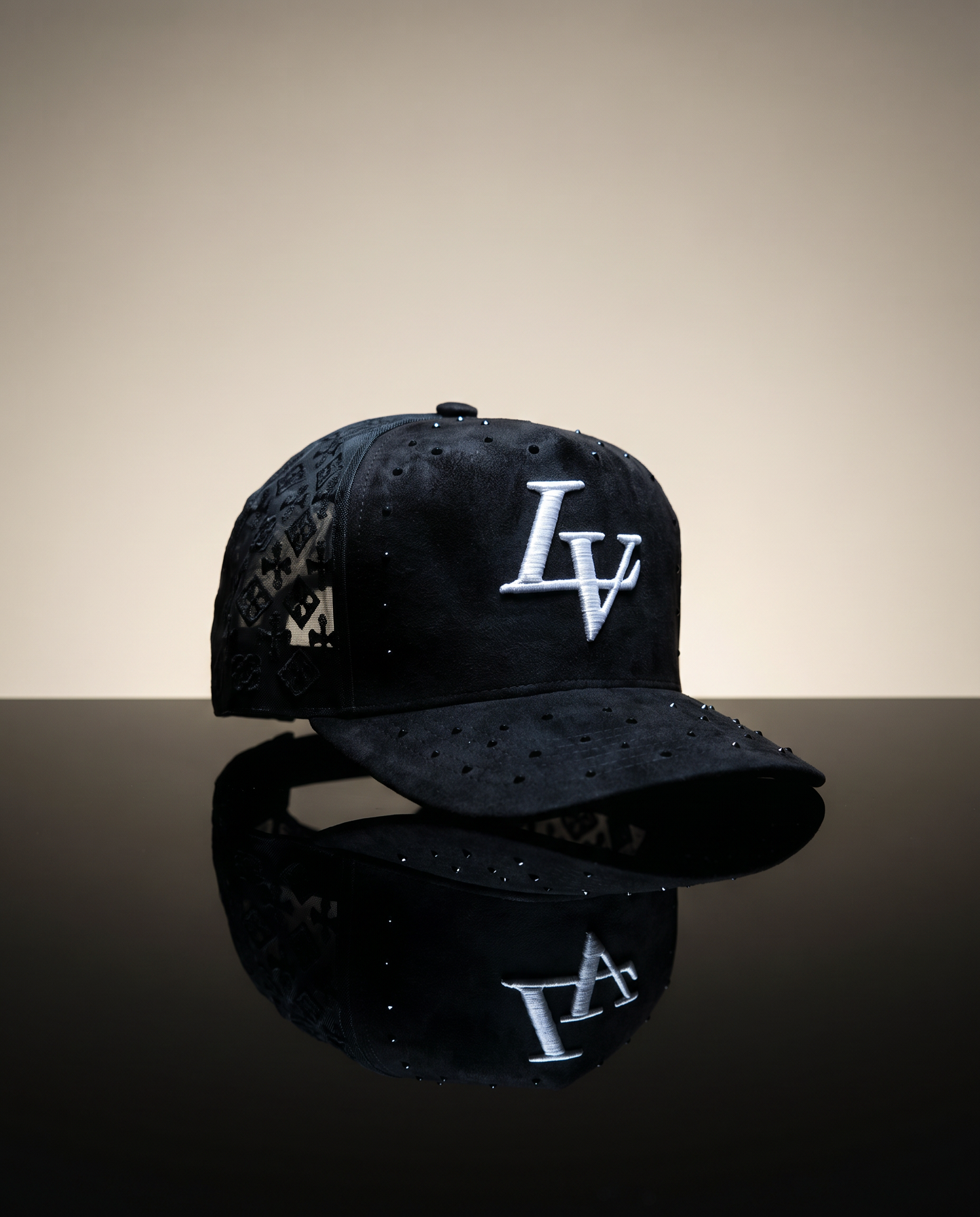 LV Luxe Mesh “Black Gems”