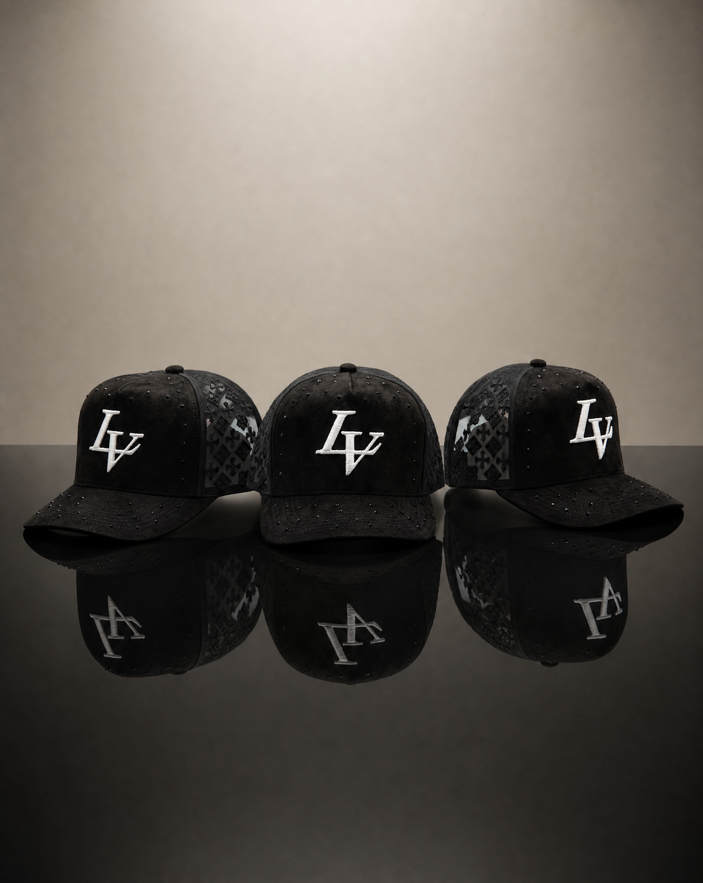 LV Luxe Mesh “Black Gems”