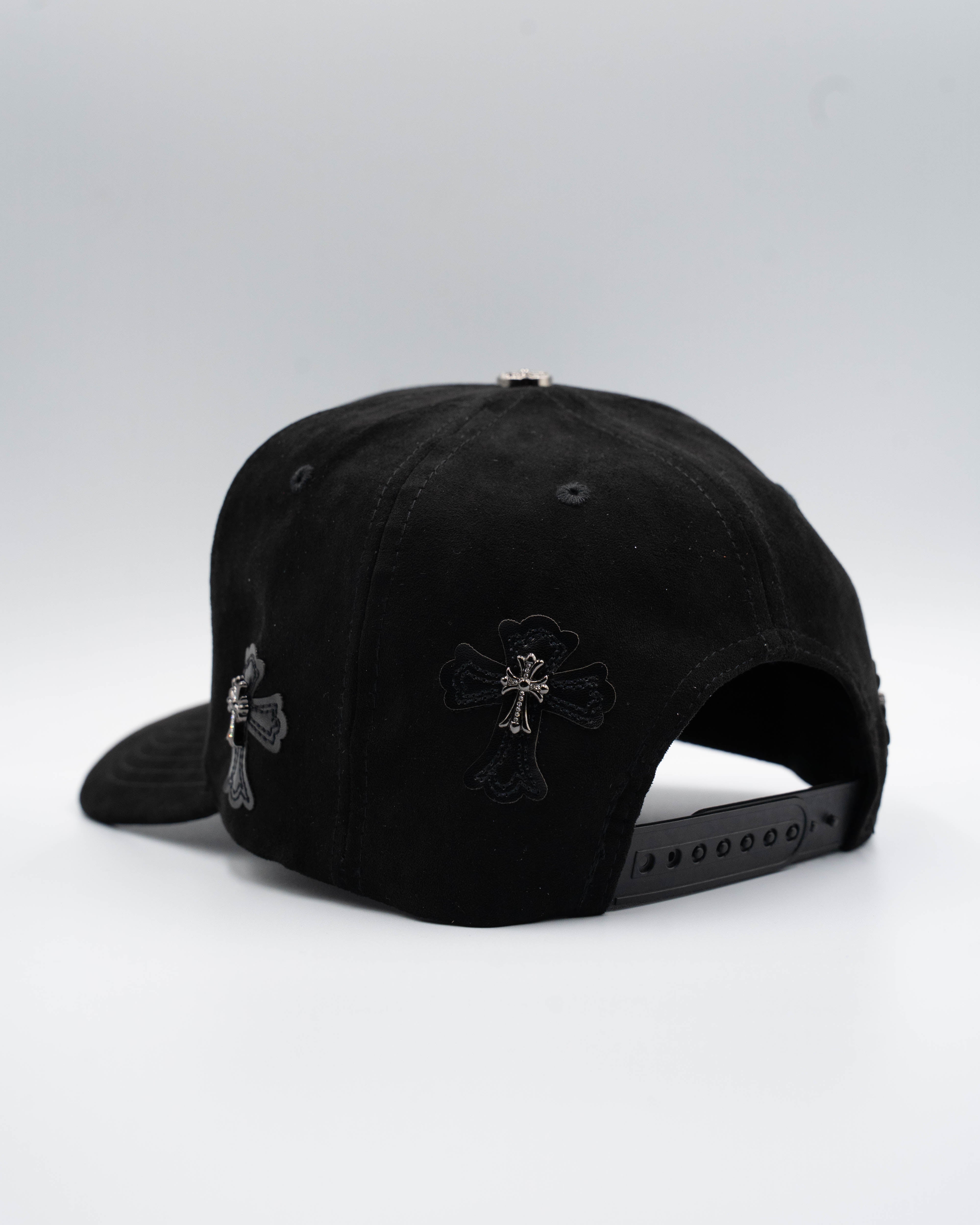 Upside Down LA Black Cross Suede – Oros Hats