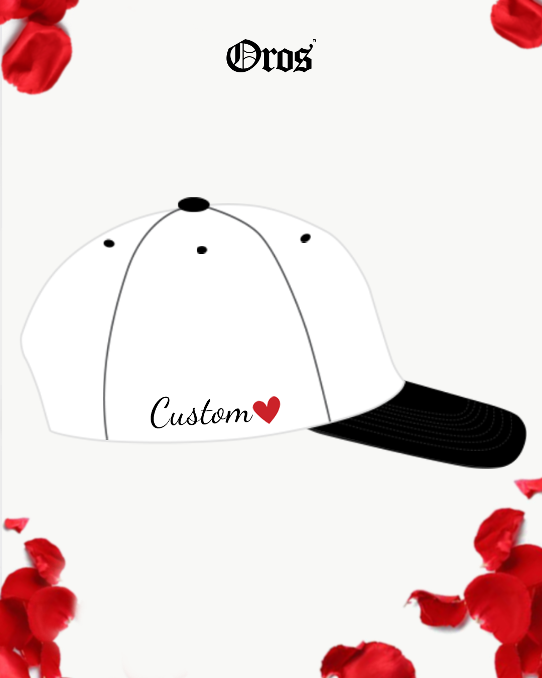 Add Custom Text w/Red Heart